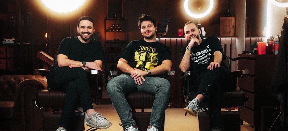 Blendz Barber Studio tim - Zvonimir, Josip i Matej, brijački salon Velika Gorica